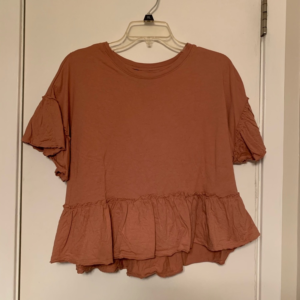 WORN ONCE - F21 peplum top